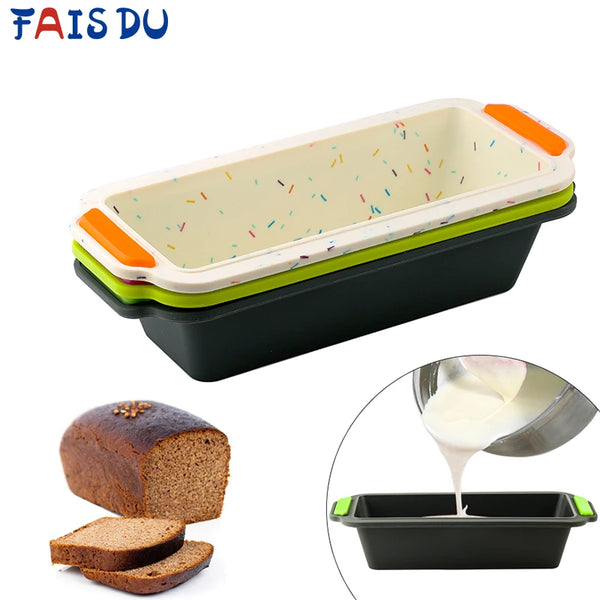 Rectangular Silicone Bread & Cake Pan – Non-Stick Bakeware