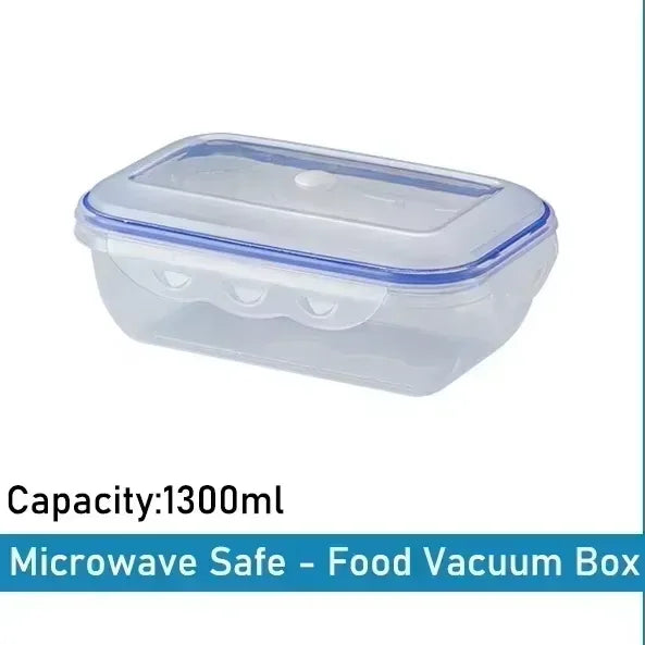 Vacuum Food Storage Box – Transparent Fresh-Keeping Container