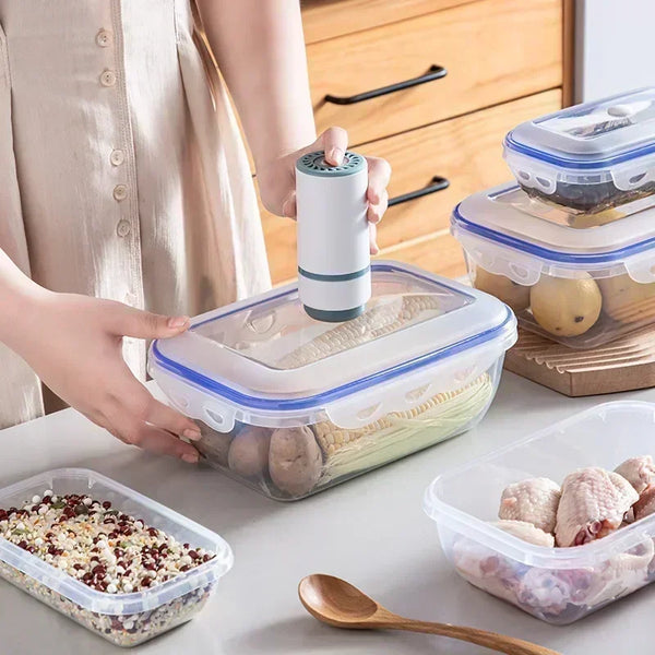 Vacuum Food Storage Box – Transparent Fresh-Keeping Container