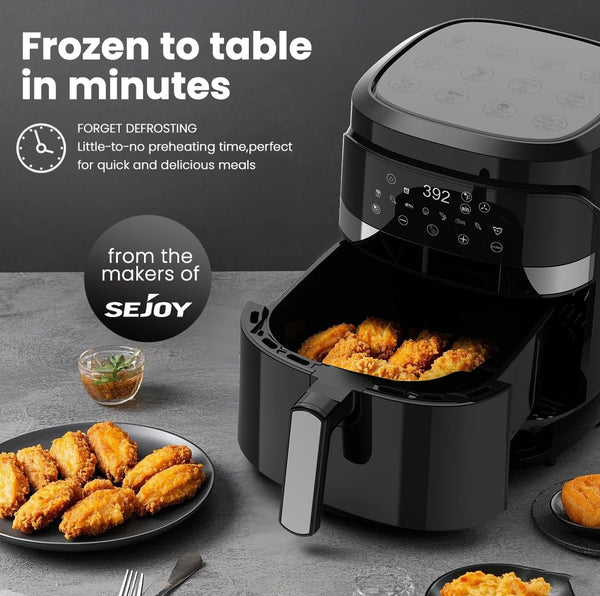 Sejoy 8-in-1 Air Fryer Oven – 6L Electric Oilless Cooker