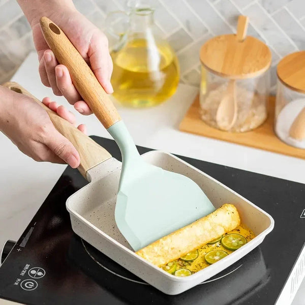Silicone Cooking Spatula – Non-Stick Kitchen Scraper & Frying Tool