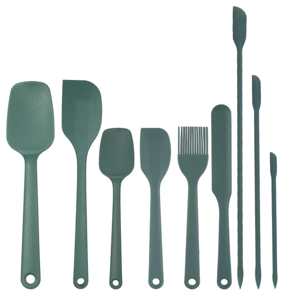 6/9-Piece Silicone Spatula Set – Non-Stick, Heat-Resistant Baking Tools