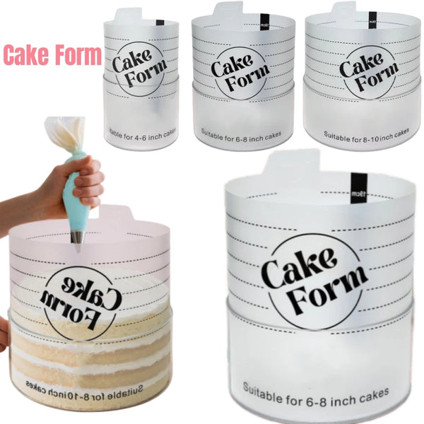 Adjustable Round Cake Ring – Retractable Fondant & Mousse Mold