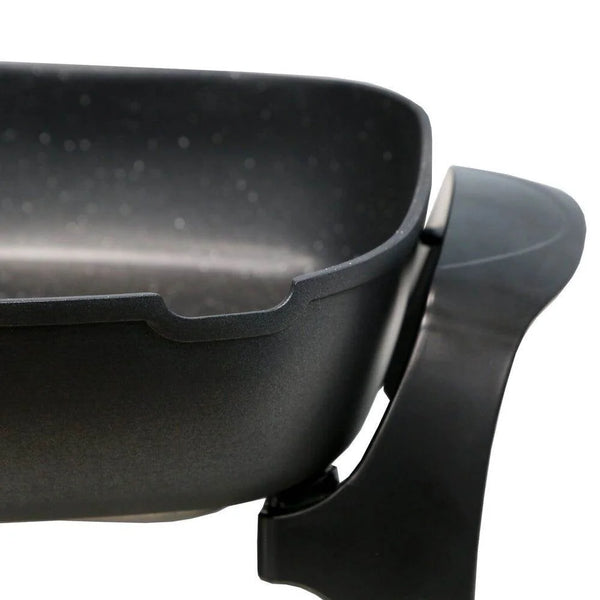 10.5 Quart Jumbo Electric Skillet – Non-Stick Heavy Duty with Glass Lid