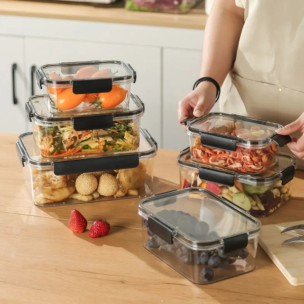 Sealed Food Storage Container – Crisper Box for Fruits, Vegetables & Meat