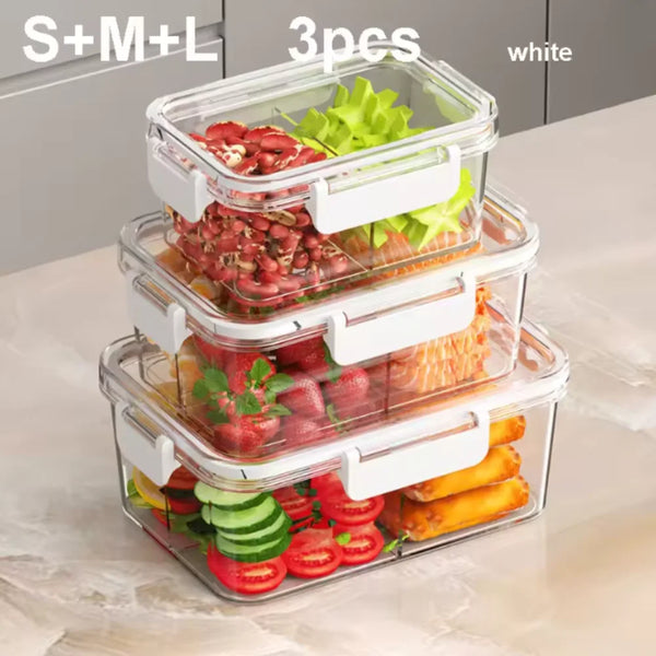 Sealed Food Storage Container – Crisper Box for Fruits, Vegetables & Meat