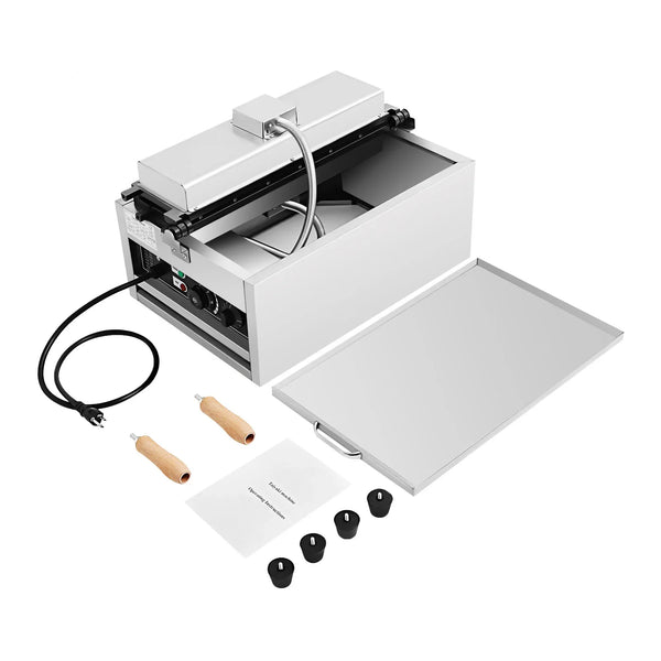 Fish-Shaped Waffle Maker – 6-Slot Non-Stick Stainless Steel