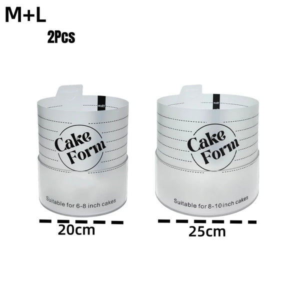 Adjustable Round Cake Ring – Retractable Fondant & Mousse Mold